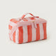Vanity de Voyage Rayures Rose Corail — BelleTrousse