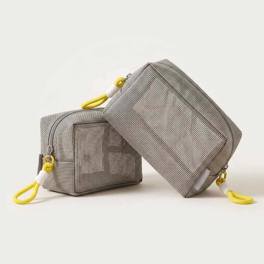 Pochette Organisateur Mesh Gris — BelleTrousse