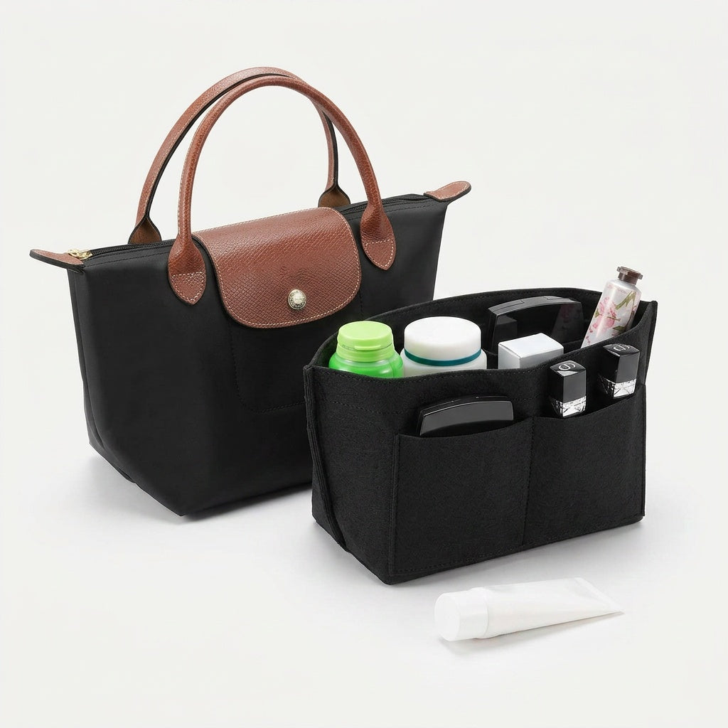 Organisateur de Sac Feutre Noir — BelleTrousse