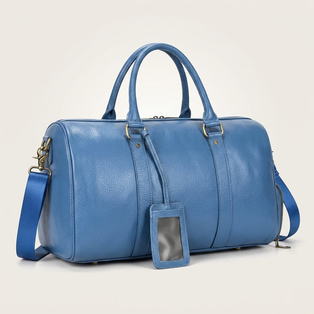 Sac de Voyage Cuir Vegan Noir XL — BelleTrousse