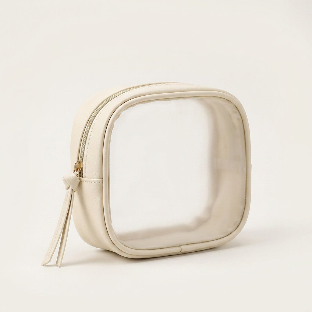Set 3 Organisateurs Transparents Bordures Crème — BelleTrousse