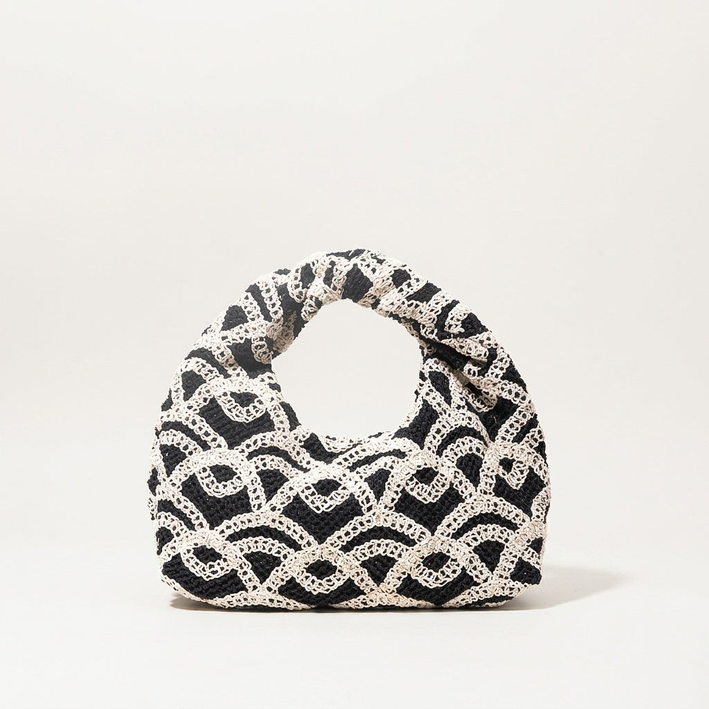 Sac Tendance Crochet Floral Ivoire — BelleTrousse