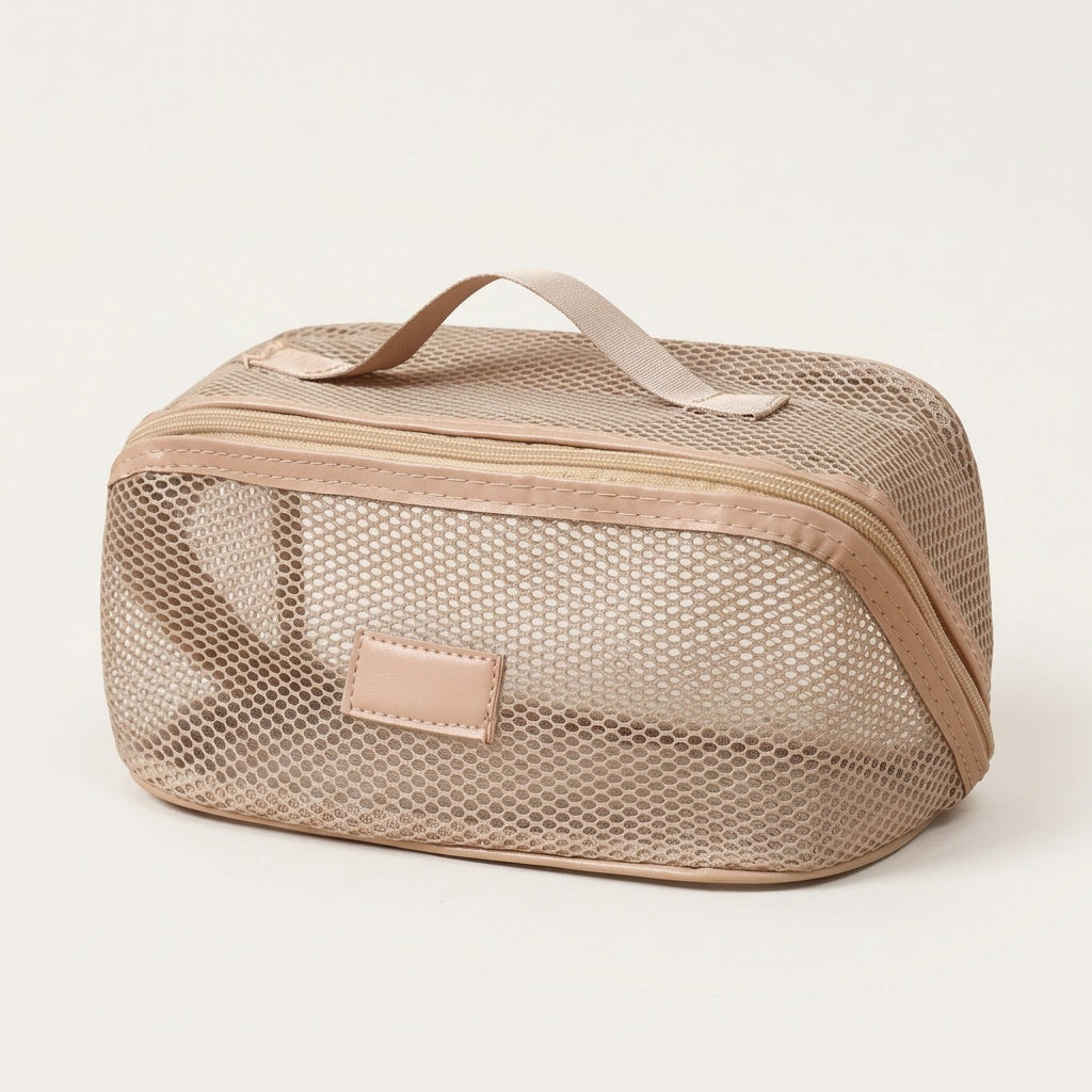 Set 2 Organisateurs Transparents Mesh Crème — BelleTrousse
