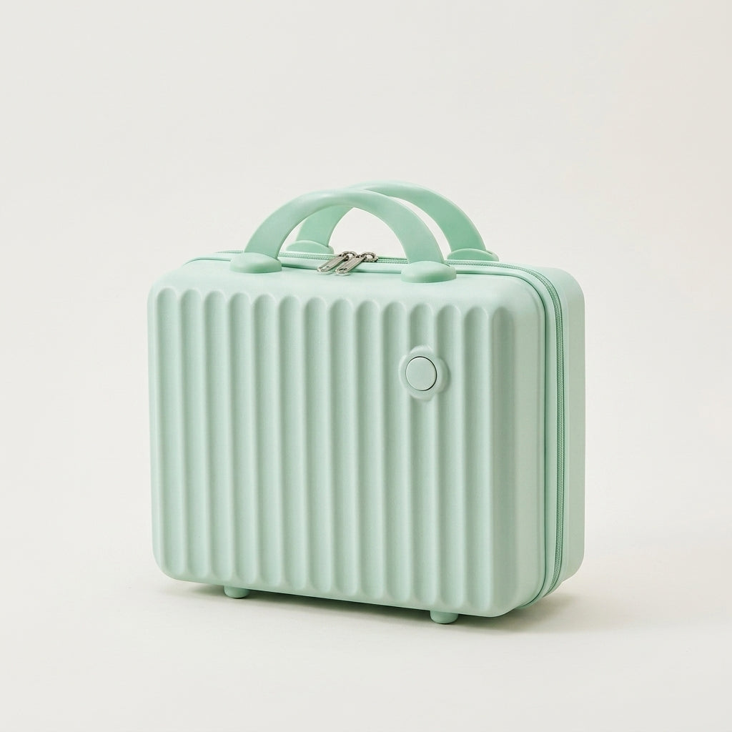 Vanity Rigide Valise Bleu Gris — BelleTrousse