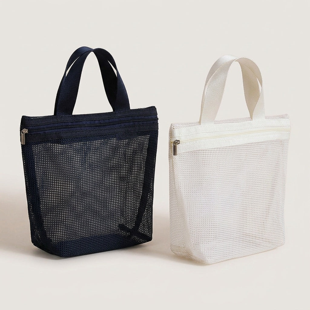 Organisateur Transparent Mesh Zippé — BelleTrousse
