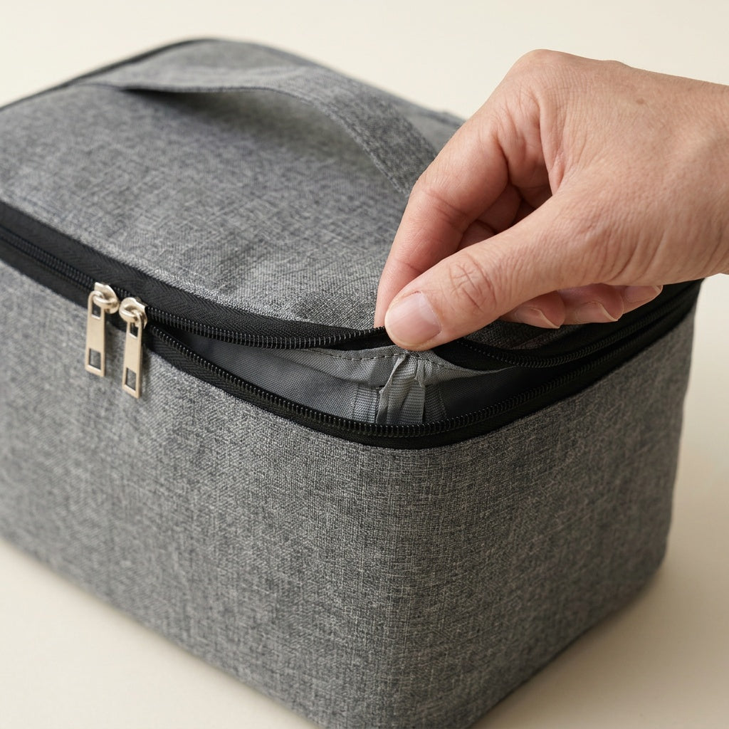 Vanity de Voyage Toile Structuré — BelleTrousse