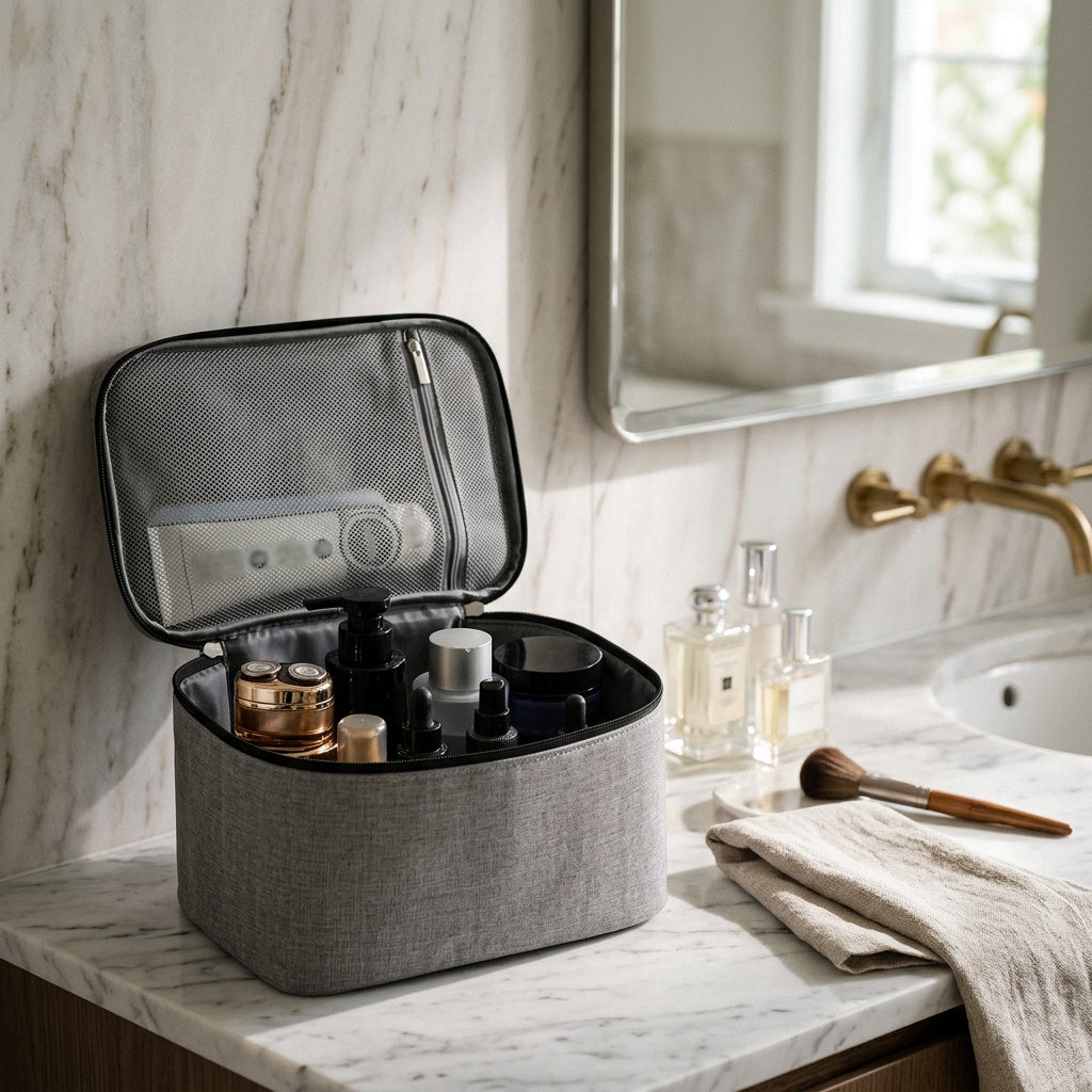 Vanity de Voyage Toile Structuré — BelleTrousse