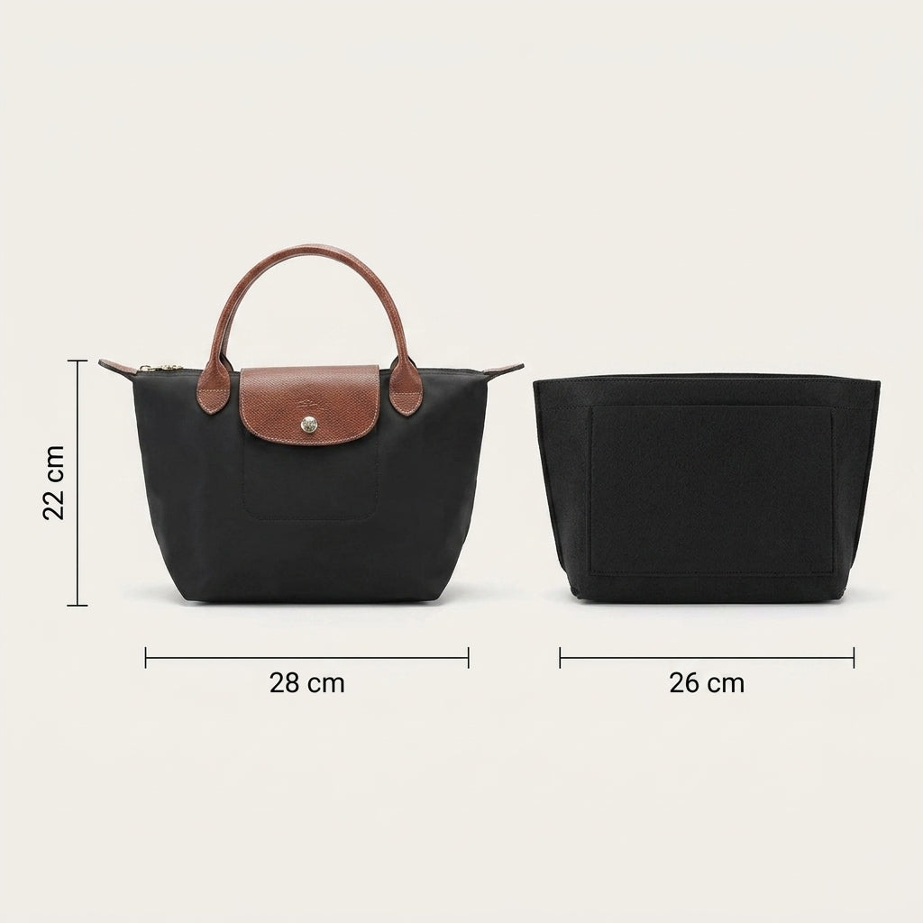 Organisateur de Sac Feutre Noir — BelleTrousse