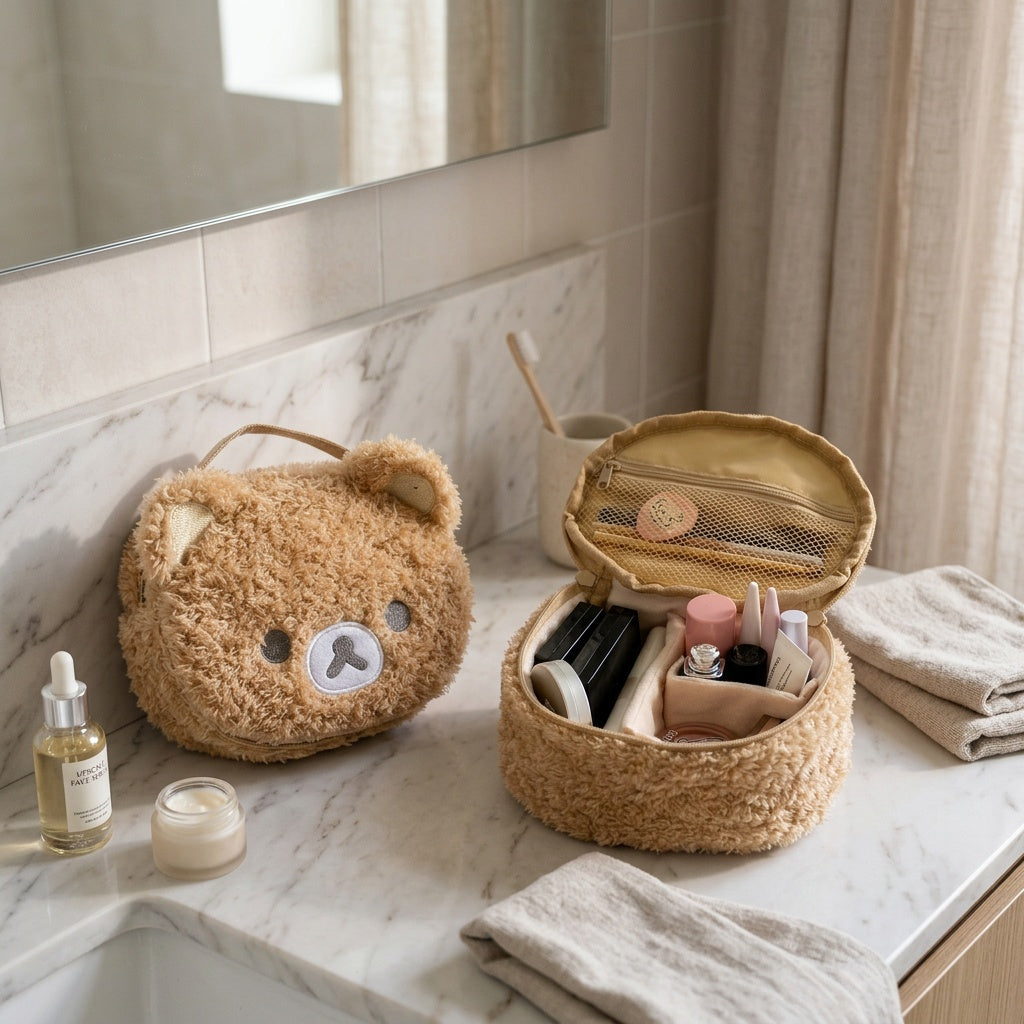 Pochette Peluche Ourson — BelleTrousse