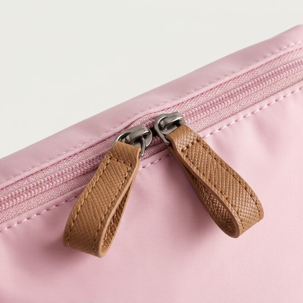 Trousse de Toilette Nylon Vert Sauge — BelleTrousse