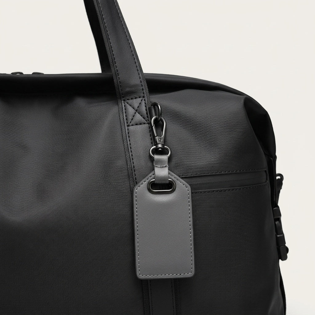 Sac de Voyage Nylon Noir Premium — BelleTrousse