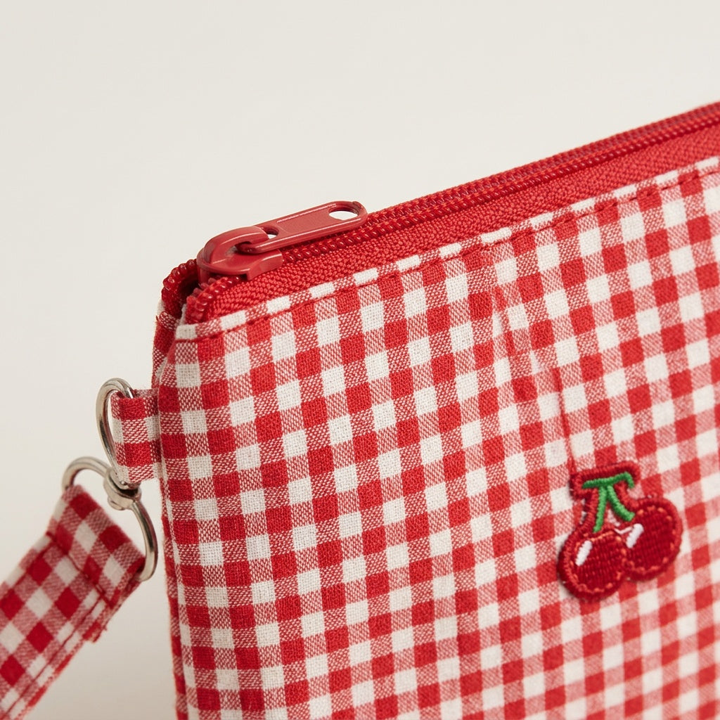 Pochette Maquillage Vichy Rouge Cerise — BelleTrousse