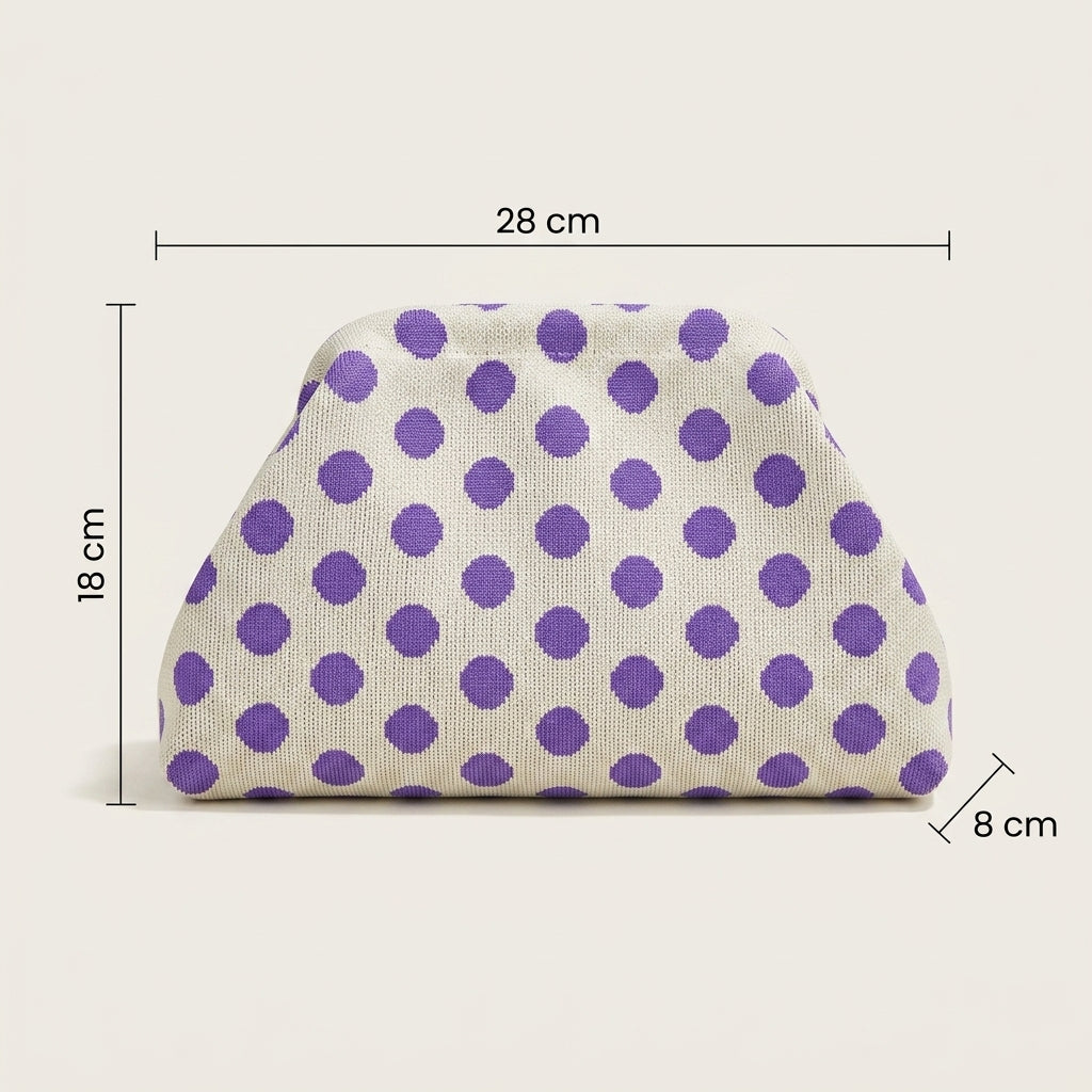 Trousse de Maquillage Pois Multicolore — BelleTrousse