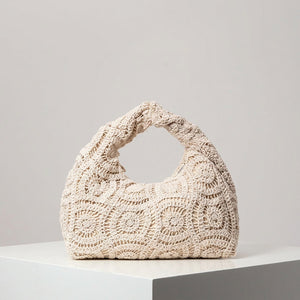 Sac Tendance Crochet Floral Ivoire — BelleTrousse