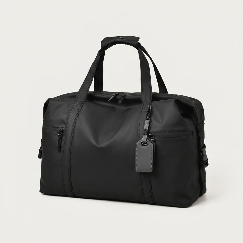 Sac de Voyage Nylon Noir Premium — BelleTrousse