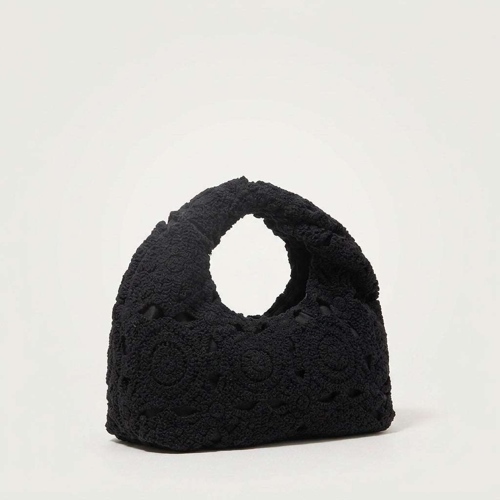 Sac Tendance Crochet Floral Ivoire — BelleTrousse