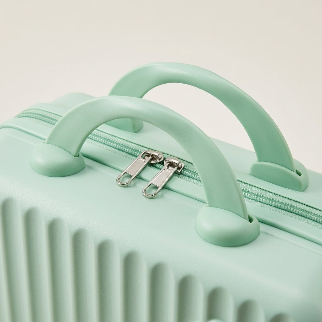 Vanity Rigide Valise Bleu Gris — BelleTrousse