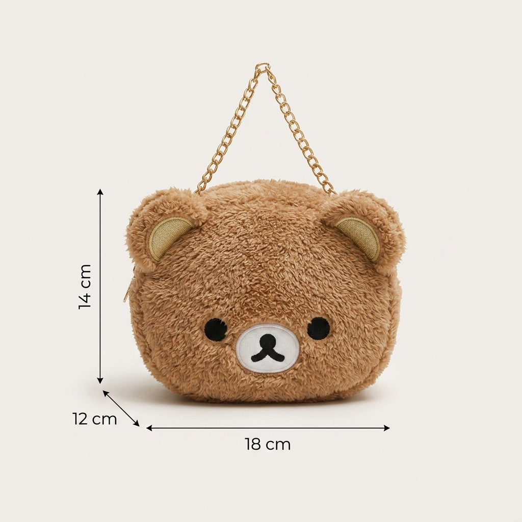 Pochette Peluche Ourson — BelleTrousse