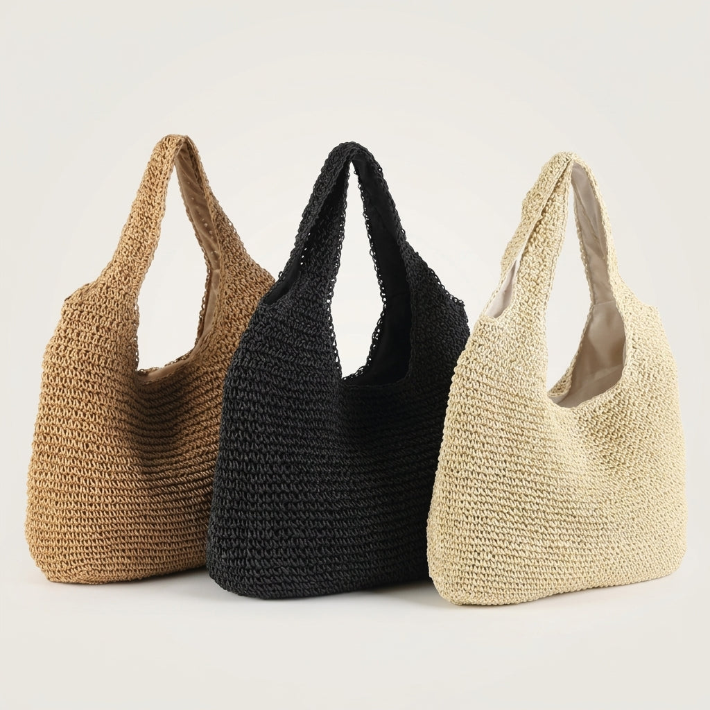 Sac Tendance Raphia Tressé Cabas — BelleTrousse