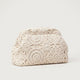 Pochette Tendance Crochet Ivoire Forme Nuage — BelleTrousse