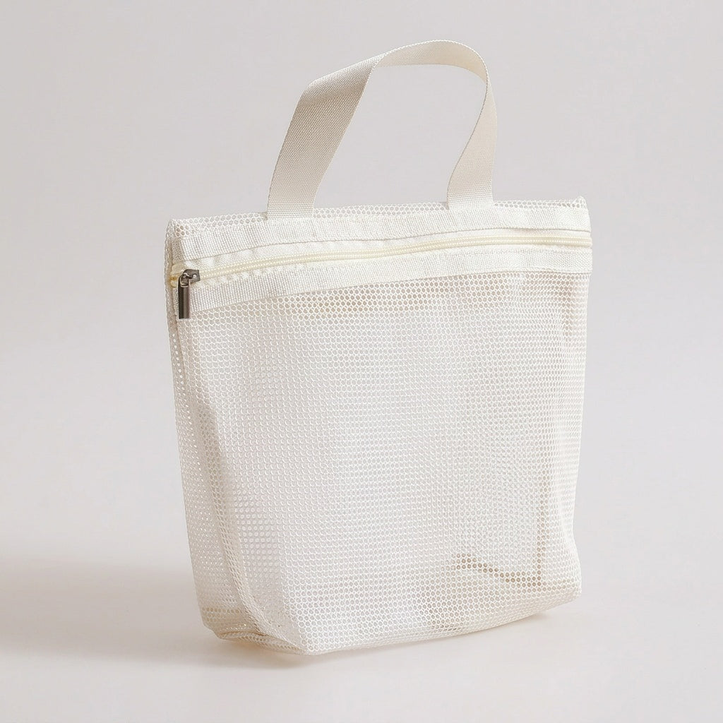 Organisateur Transparent Mesh Crème — BelleTrousse