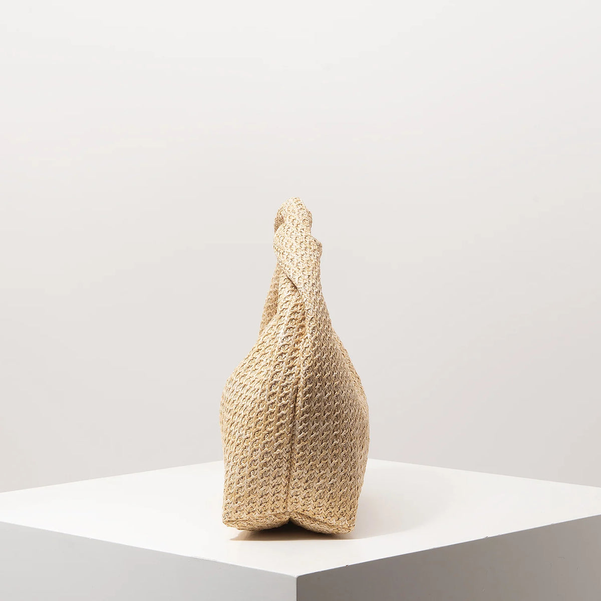 Sac Tendance Raphia Tressé Nœud — BelleTrousse
