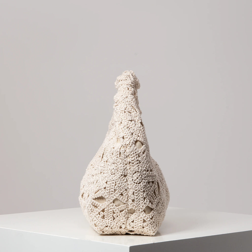 Sac Tendance Crochet Floral Ivoire — BelleTrousse