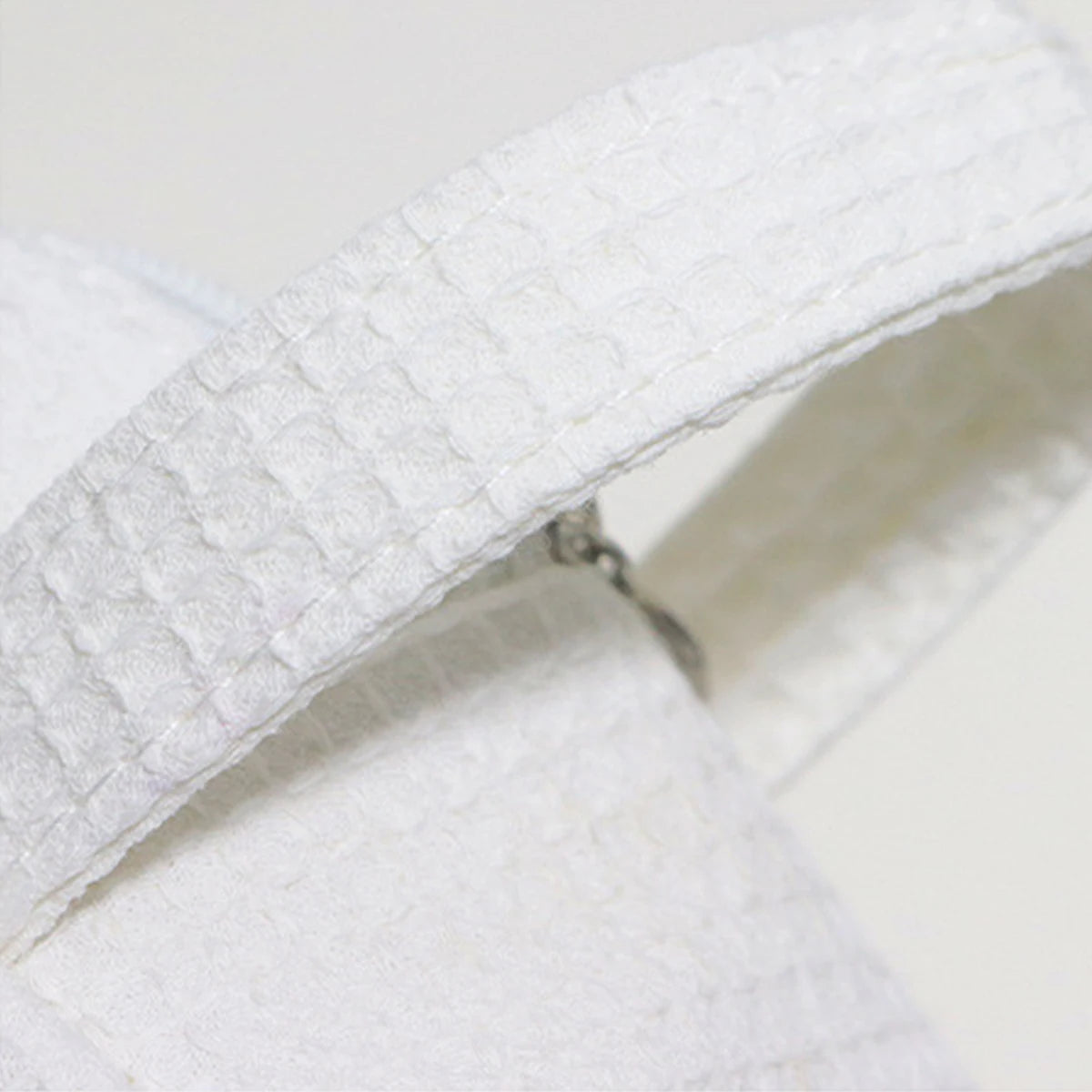 Trousse de Toilette Tissé Blanc Nacré — BelleTrousse