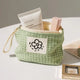 Trousse de Maquillage Gaufré Fleur — BelleTrousse