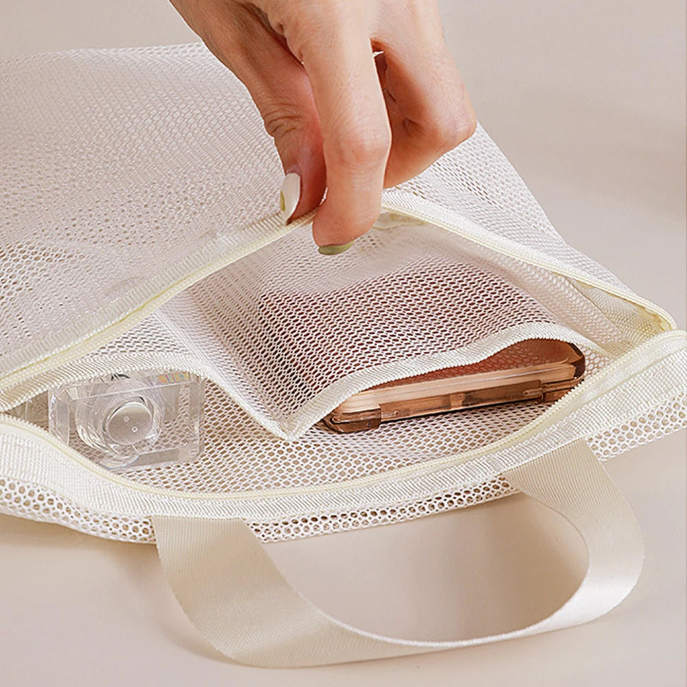 Organisateur Transparent Mesh Zippé — BelleTrousse