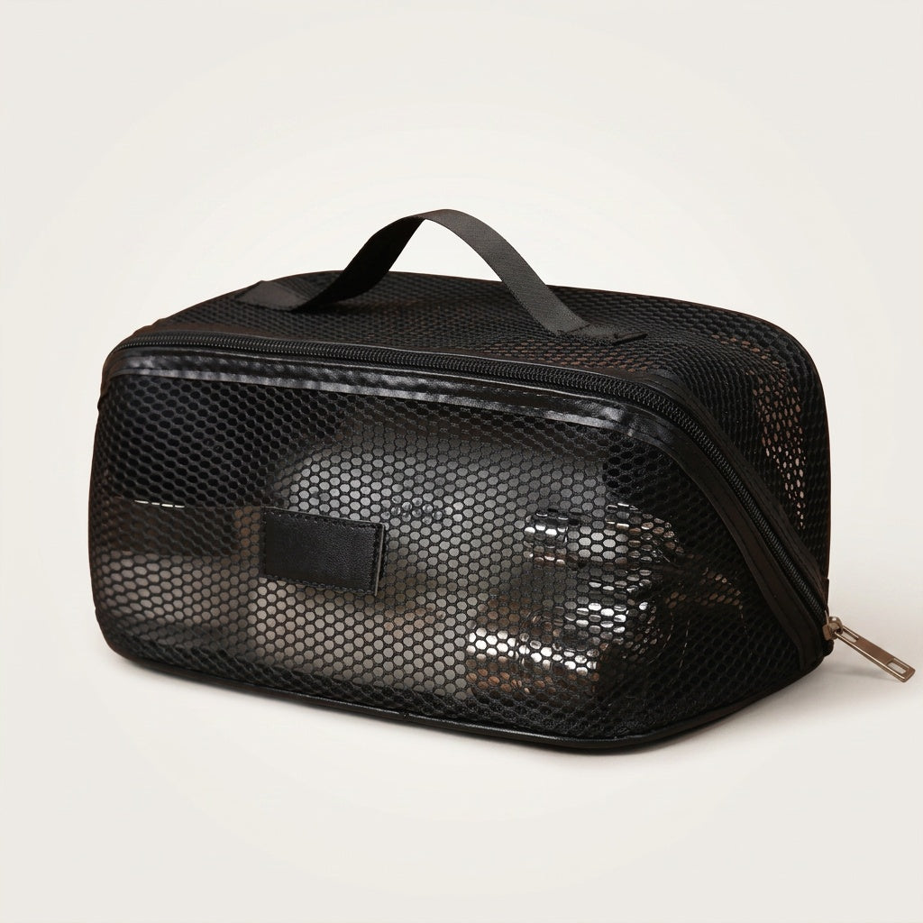 Set 2 Organisateurs Transparents Mesh Crème — BelleTrousse