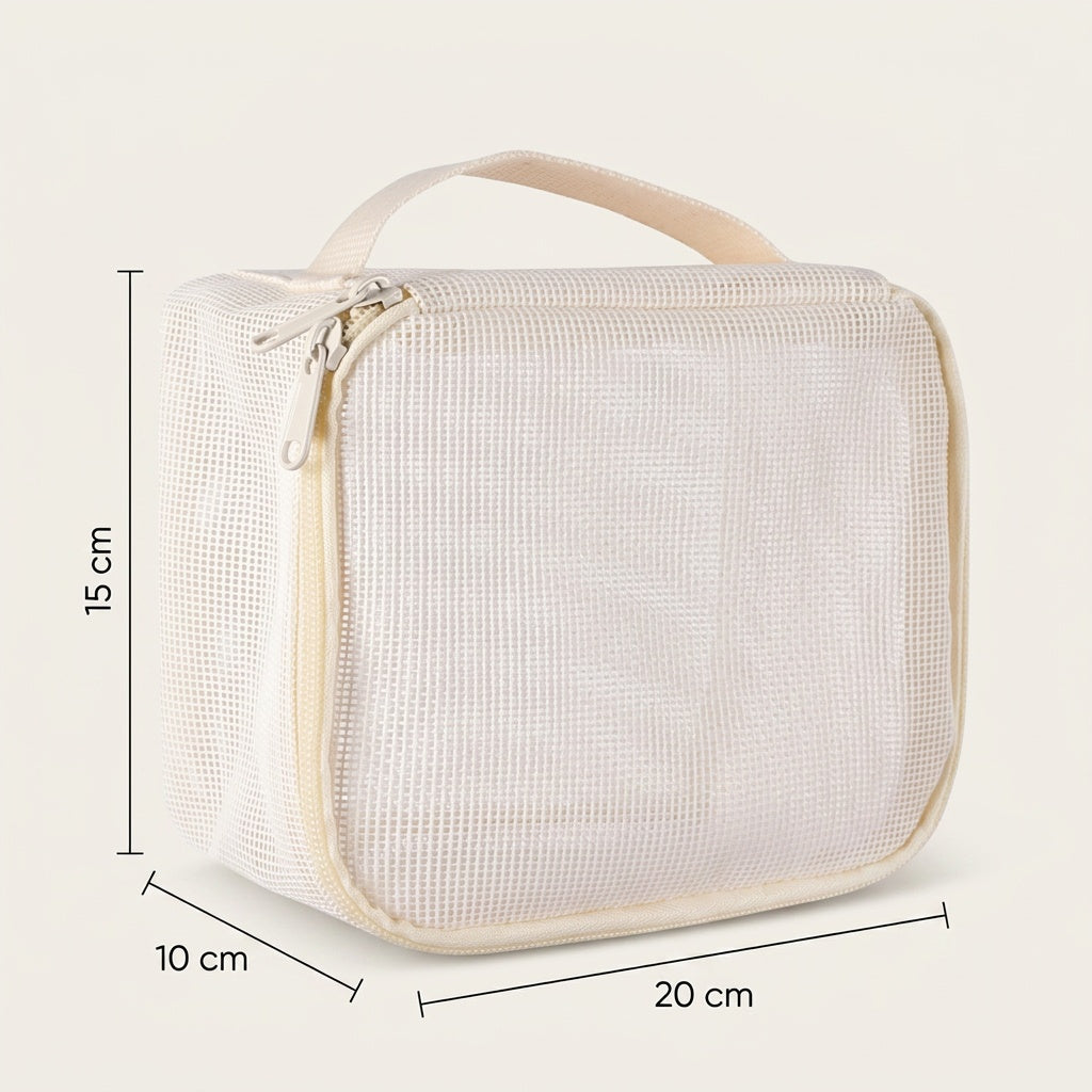 Set 3 Organisateurs Transparents Crème — BelleTrousse