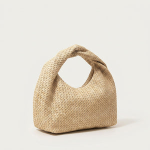 Sac Tendance Raphia Tressé Nœud — BelleTrousse