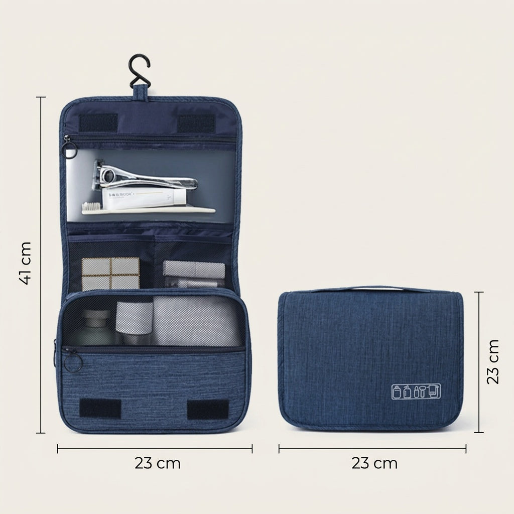 Vanity de Voyage Suspendu Bleu Marine — BelleTrousse