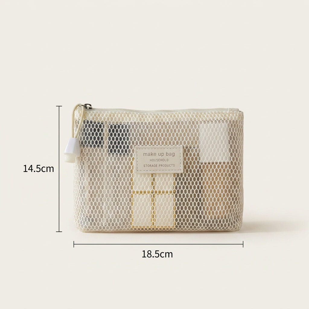 Organisateur Transparent Mesh Doré — BelleTrousse