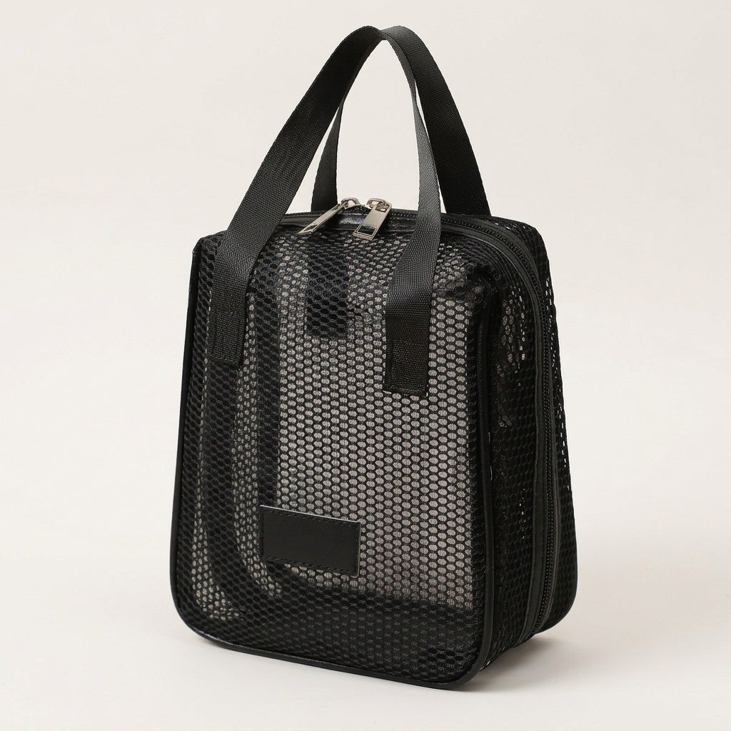 Set 2 Organisateurs Transparents Mesh Crème — BelleTrousse