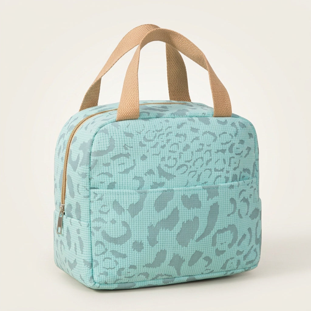 Vanity de Voyage Imprimé Léopard Beige — BelleTrousse