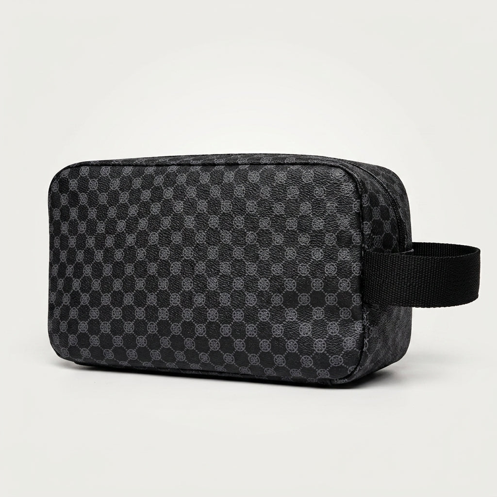 Vanity de Voyage Damier Marron & Camel — BelleTrousse
